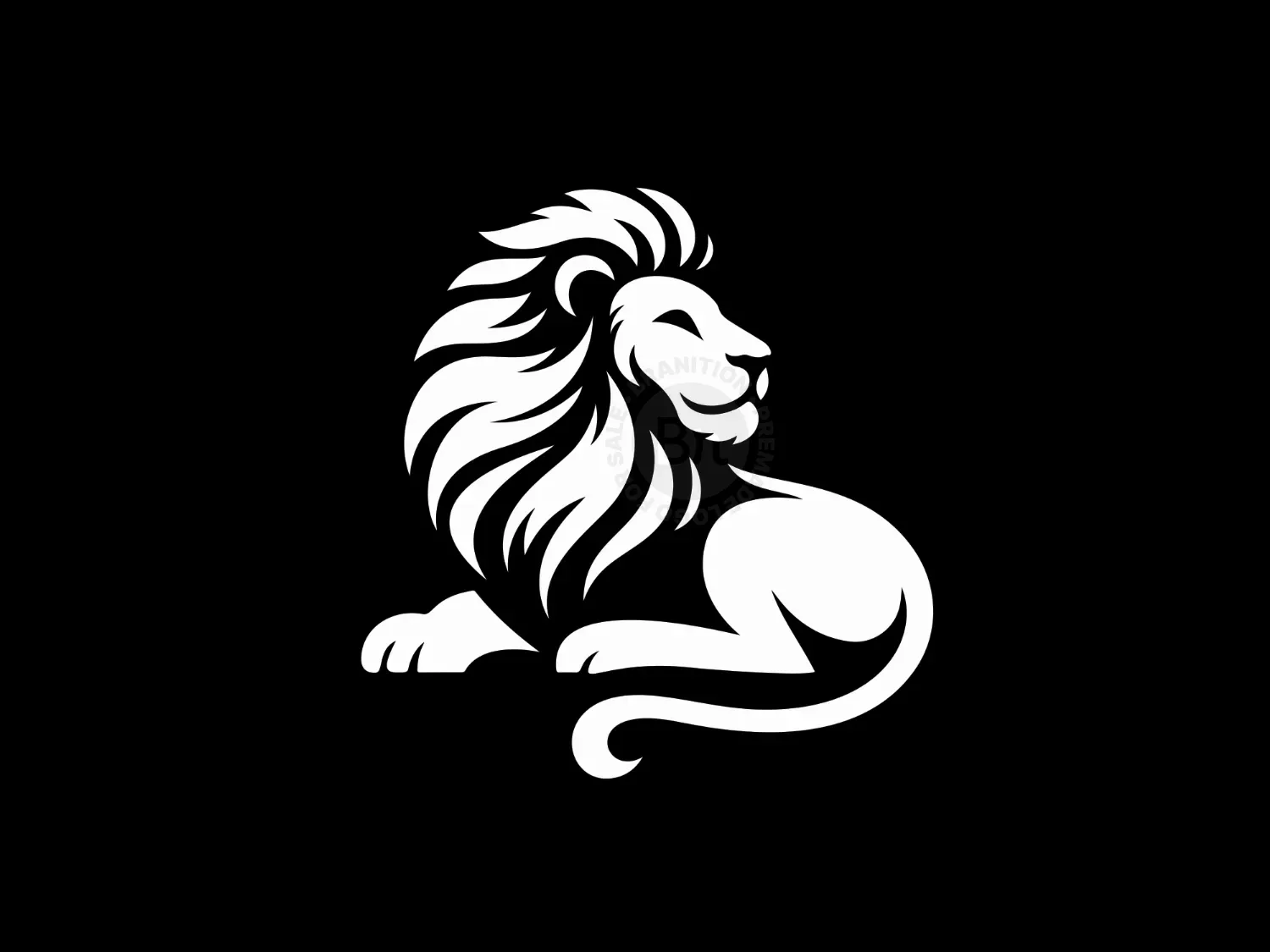 Abstract And Elegant Lion Logo