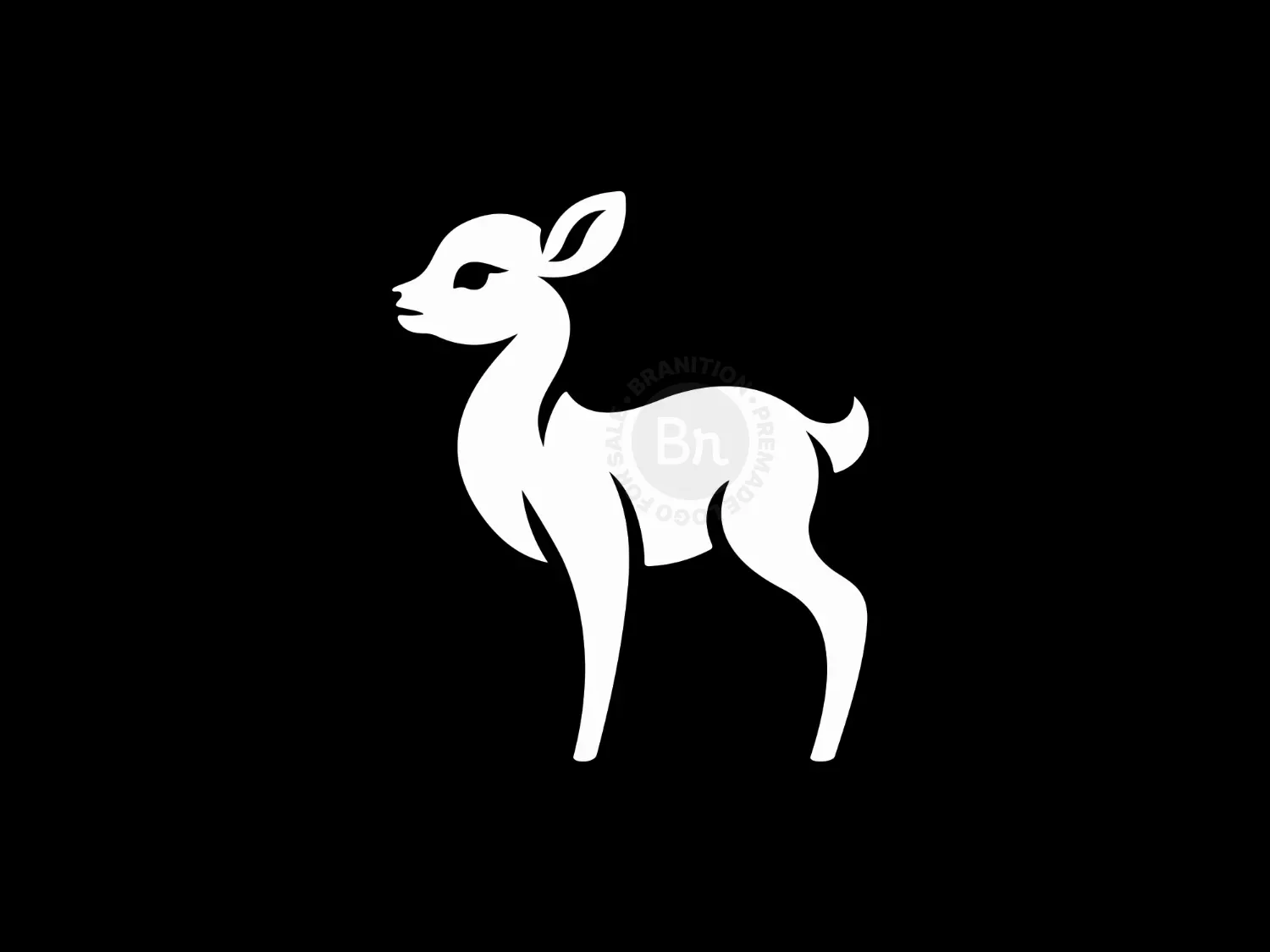 Cute And Elegant Deer Logo