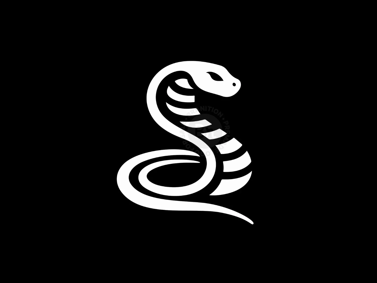 Modern And Elegant Snake Logo