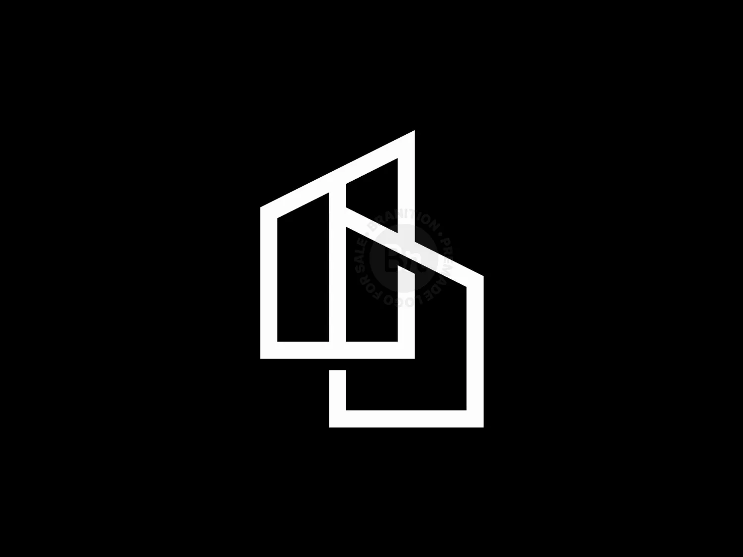 Letter I House Logo