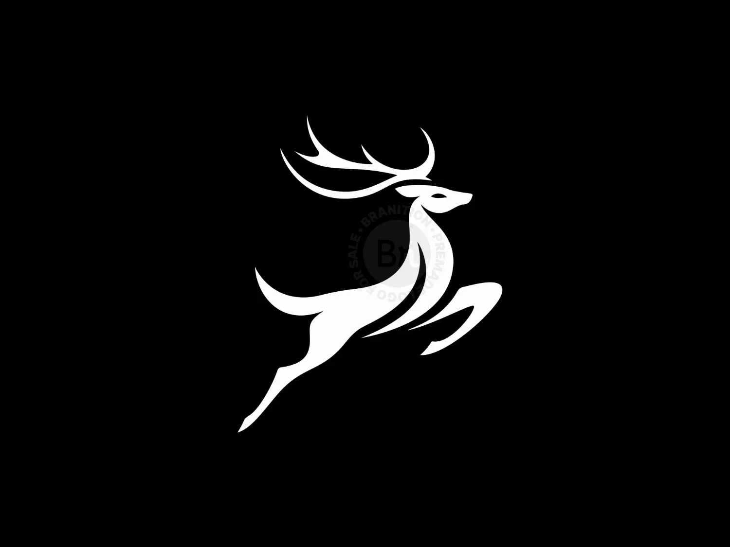 Abstract And Elegant Deer Logo