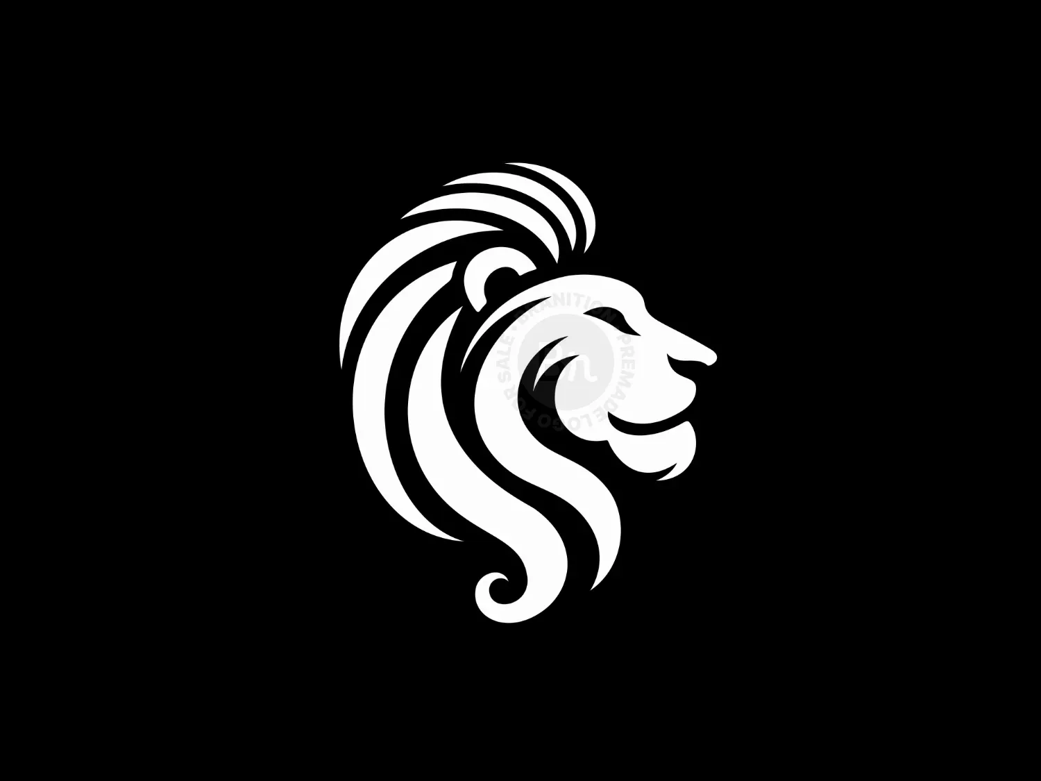 Cute And Elegant Leo Face Logo