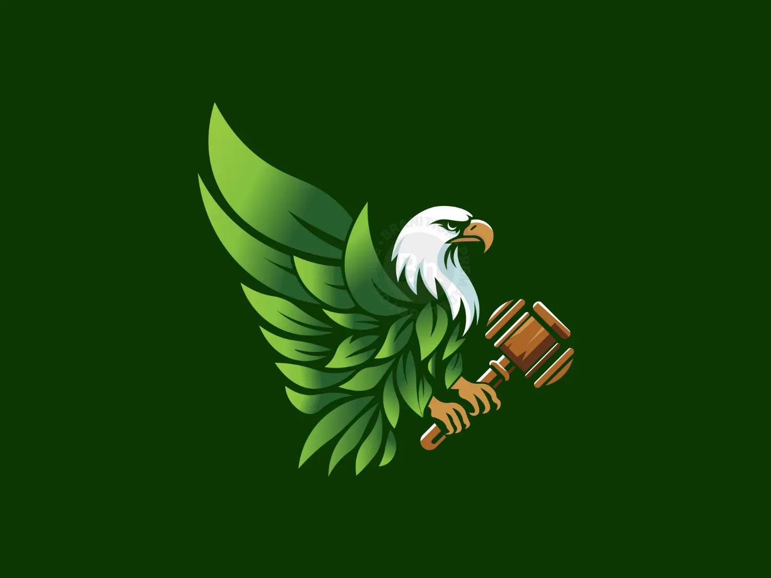 Justics Eco Eagle Logo