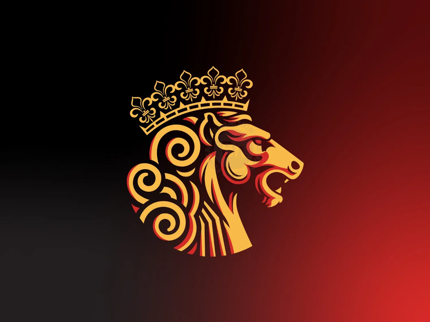 lion mascot logo 8