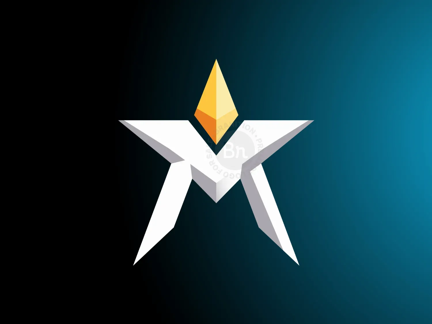 3d m logo logo 2