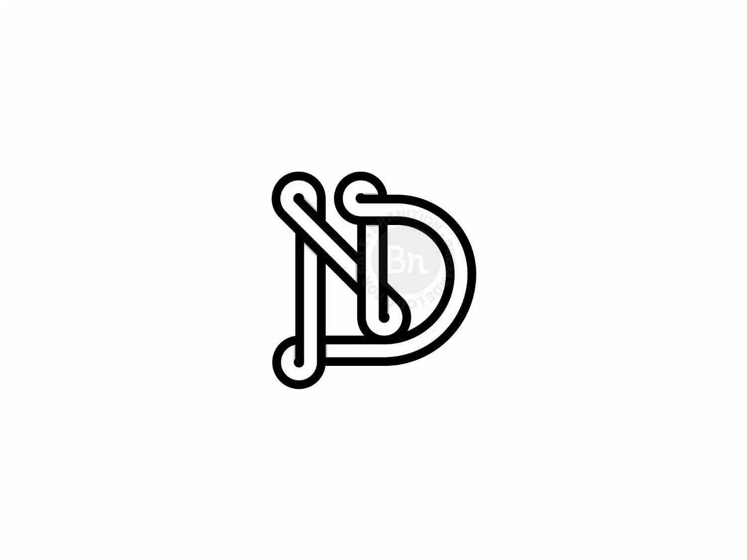 minimalist nd logo logo 21