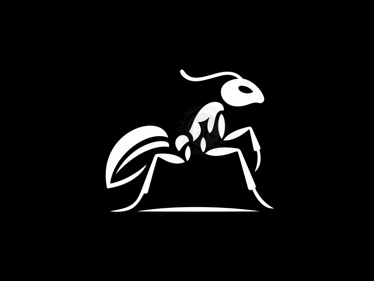 Abstract And Elegant Ant Logo