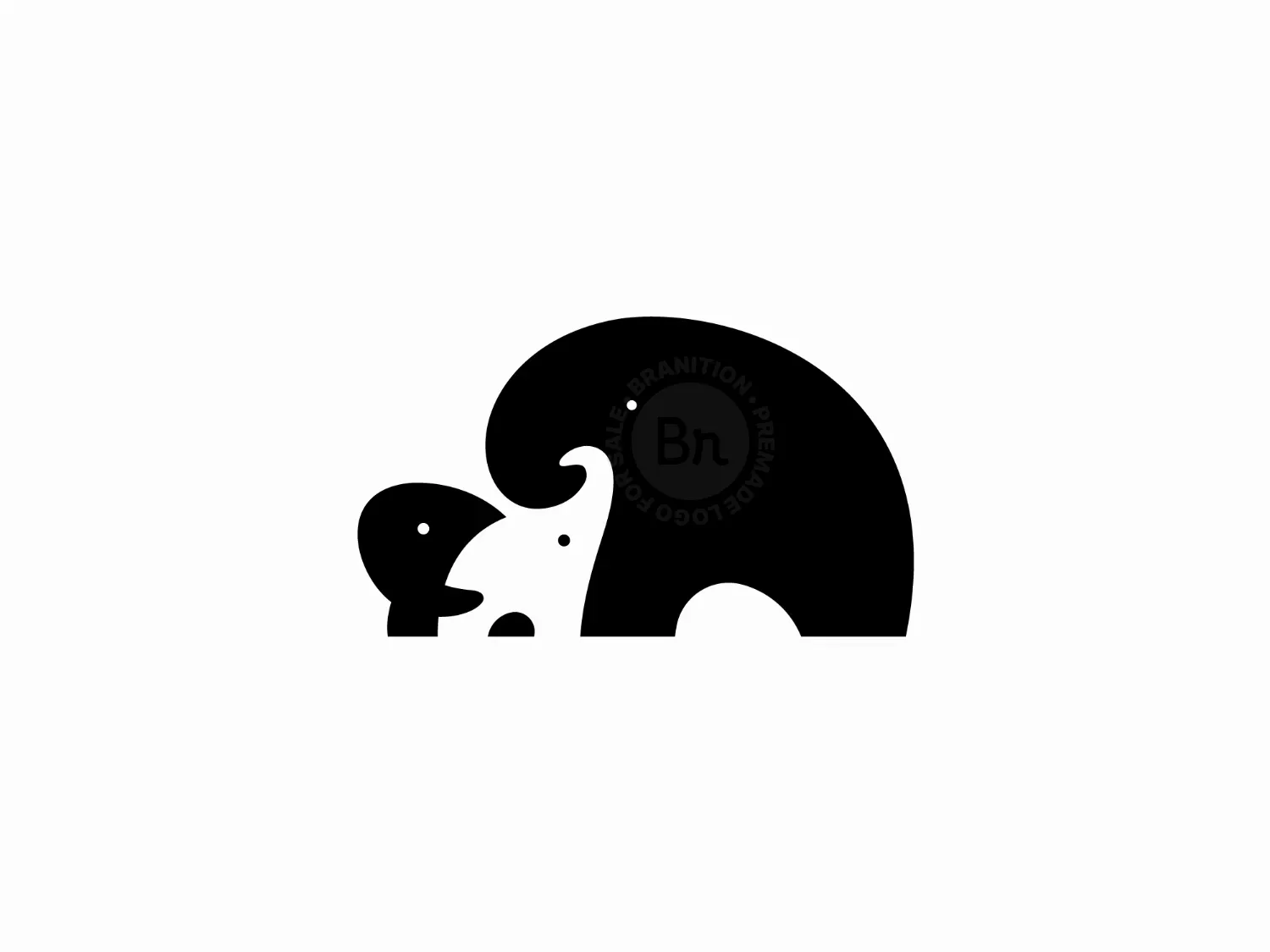 Elephant And Calves Logo