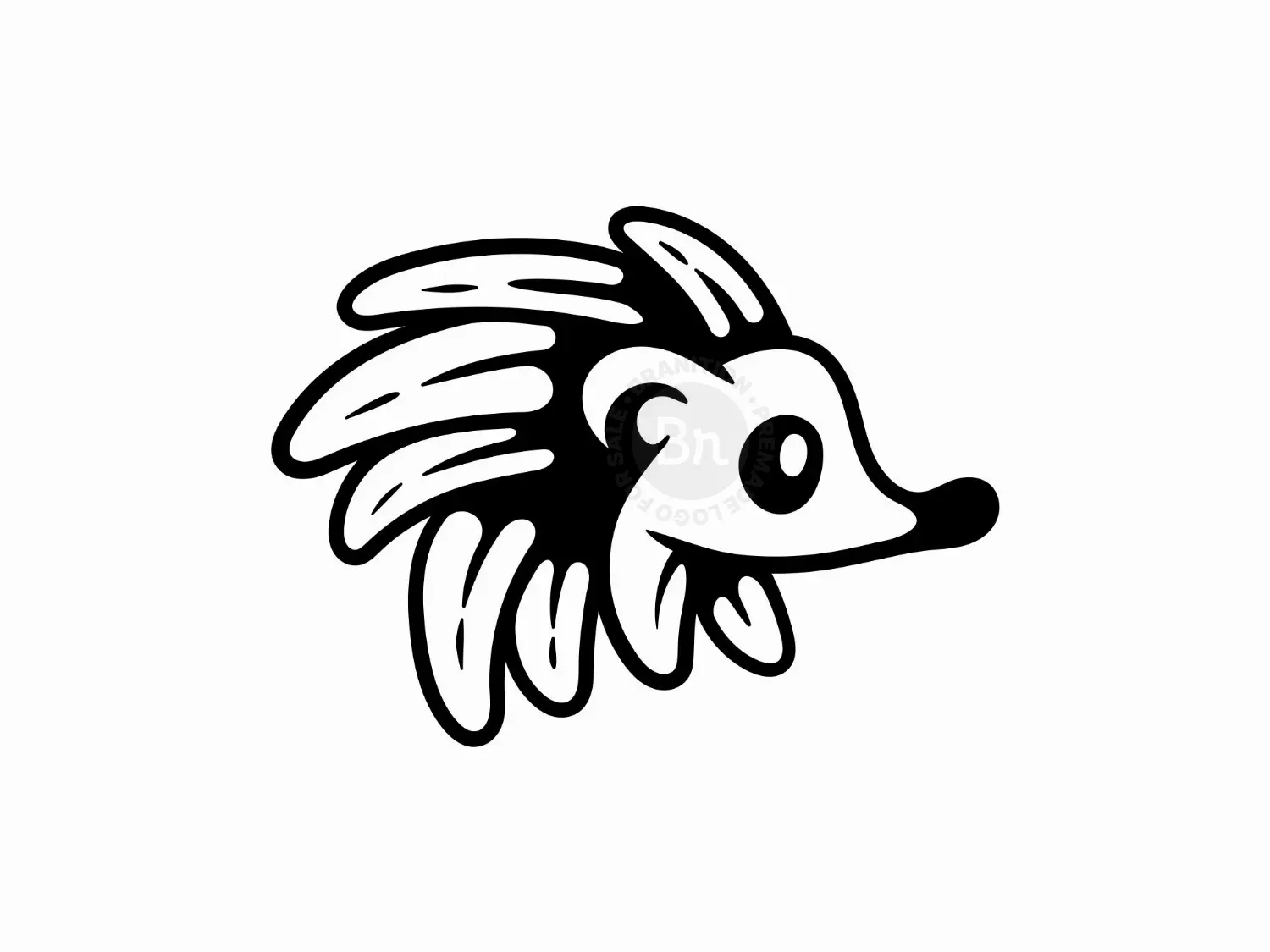 Simple Hedgehog Logo