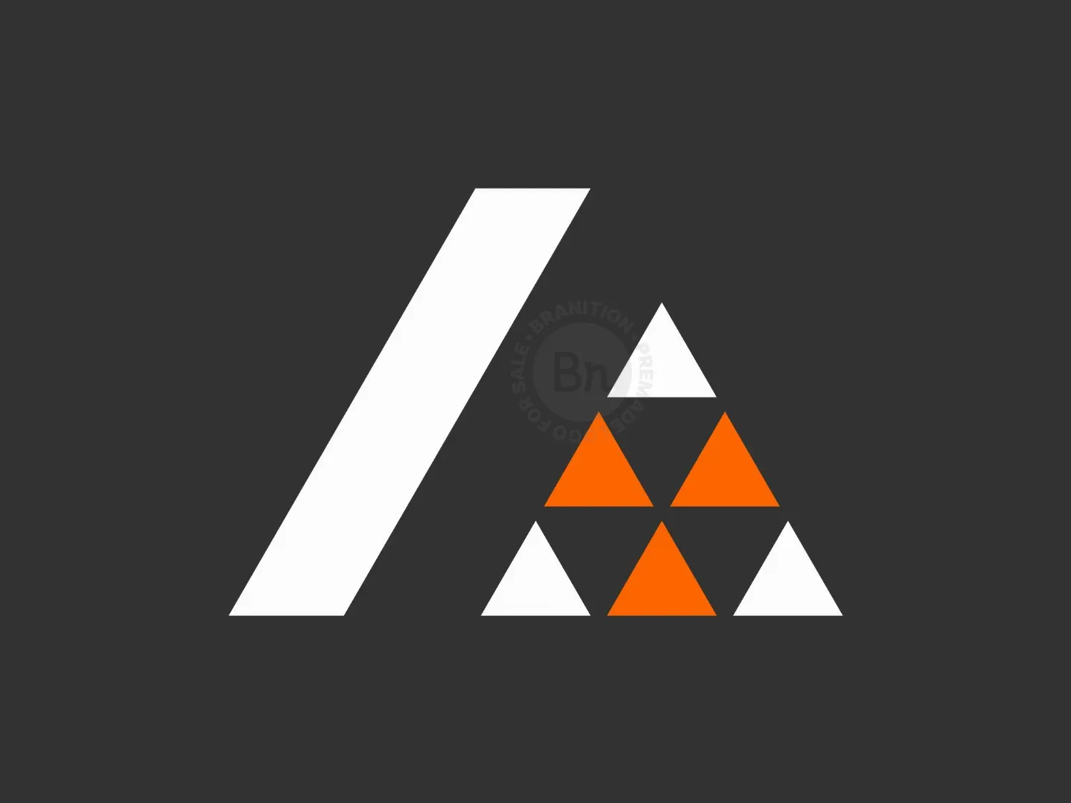 Initial A Triangle Technology Logo