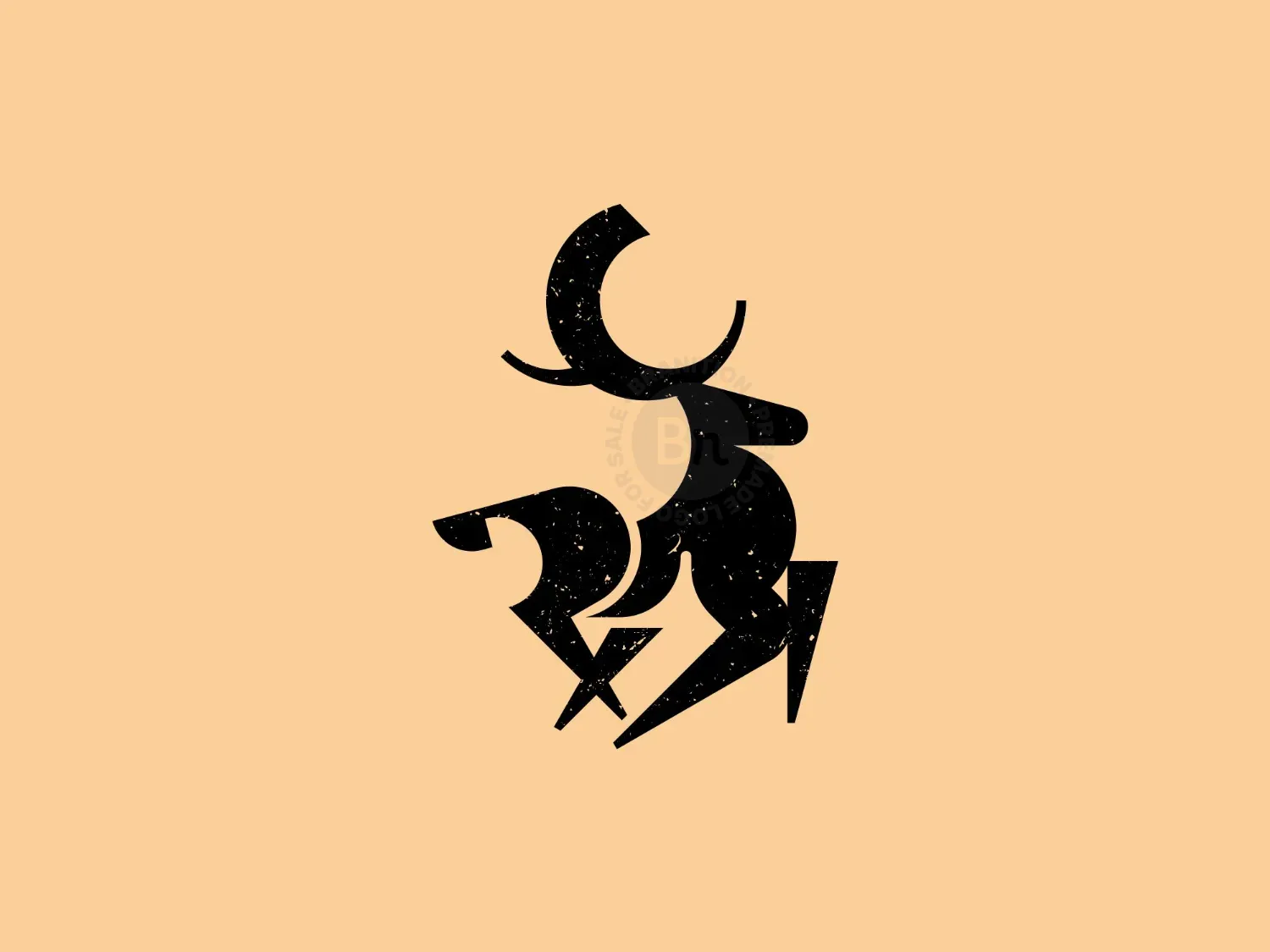 Deer Geometric Logo