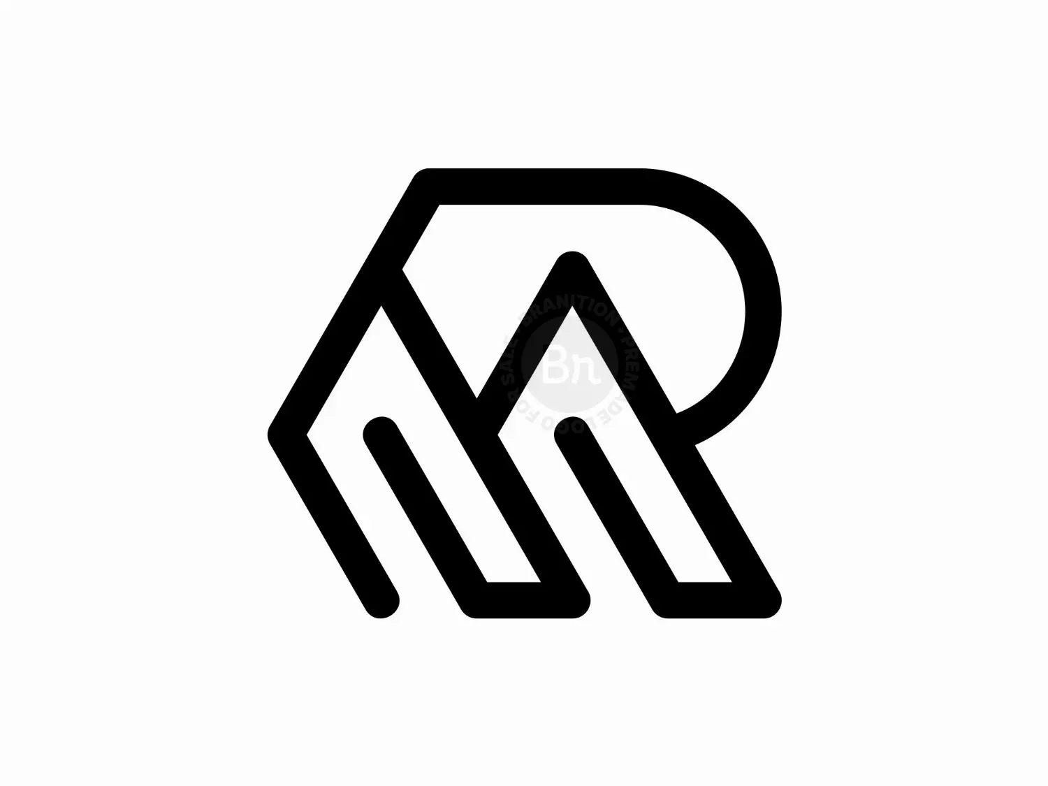 m simple logo 28