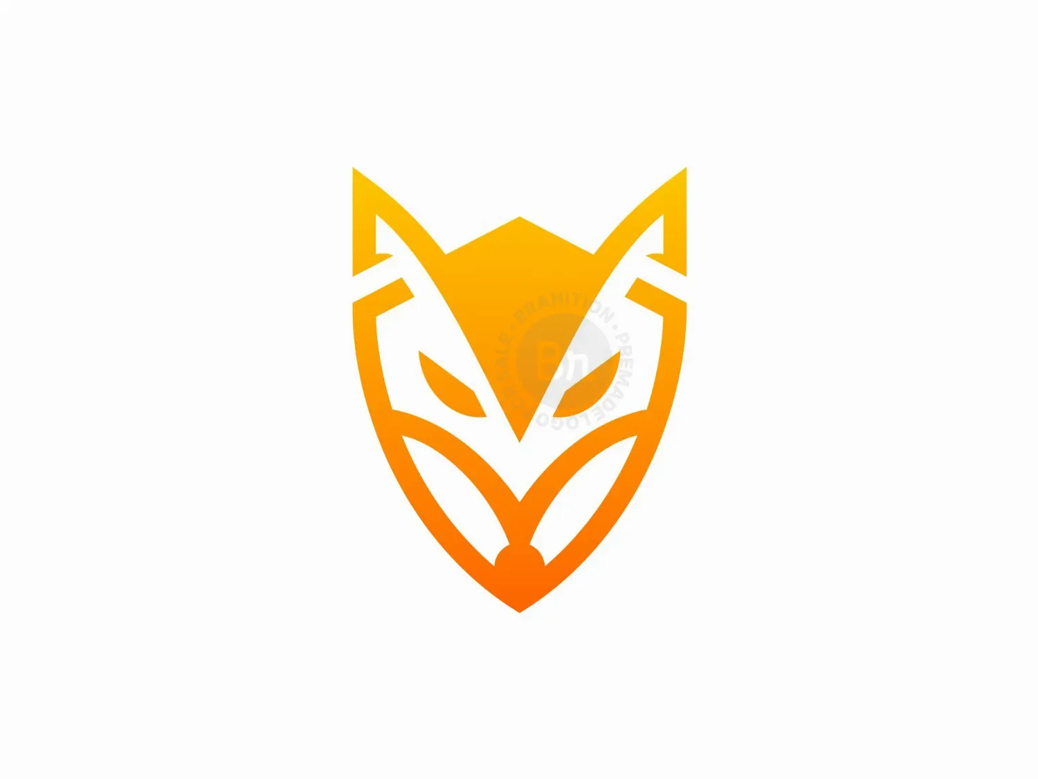 modern fox logo logo 52