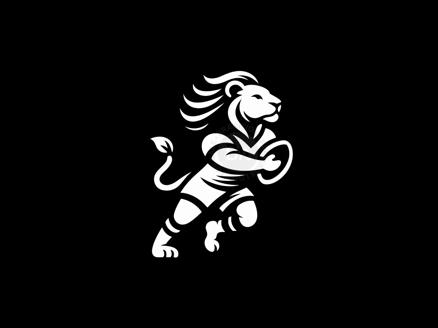 lion mascot logo 4