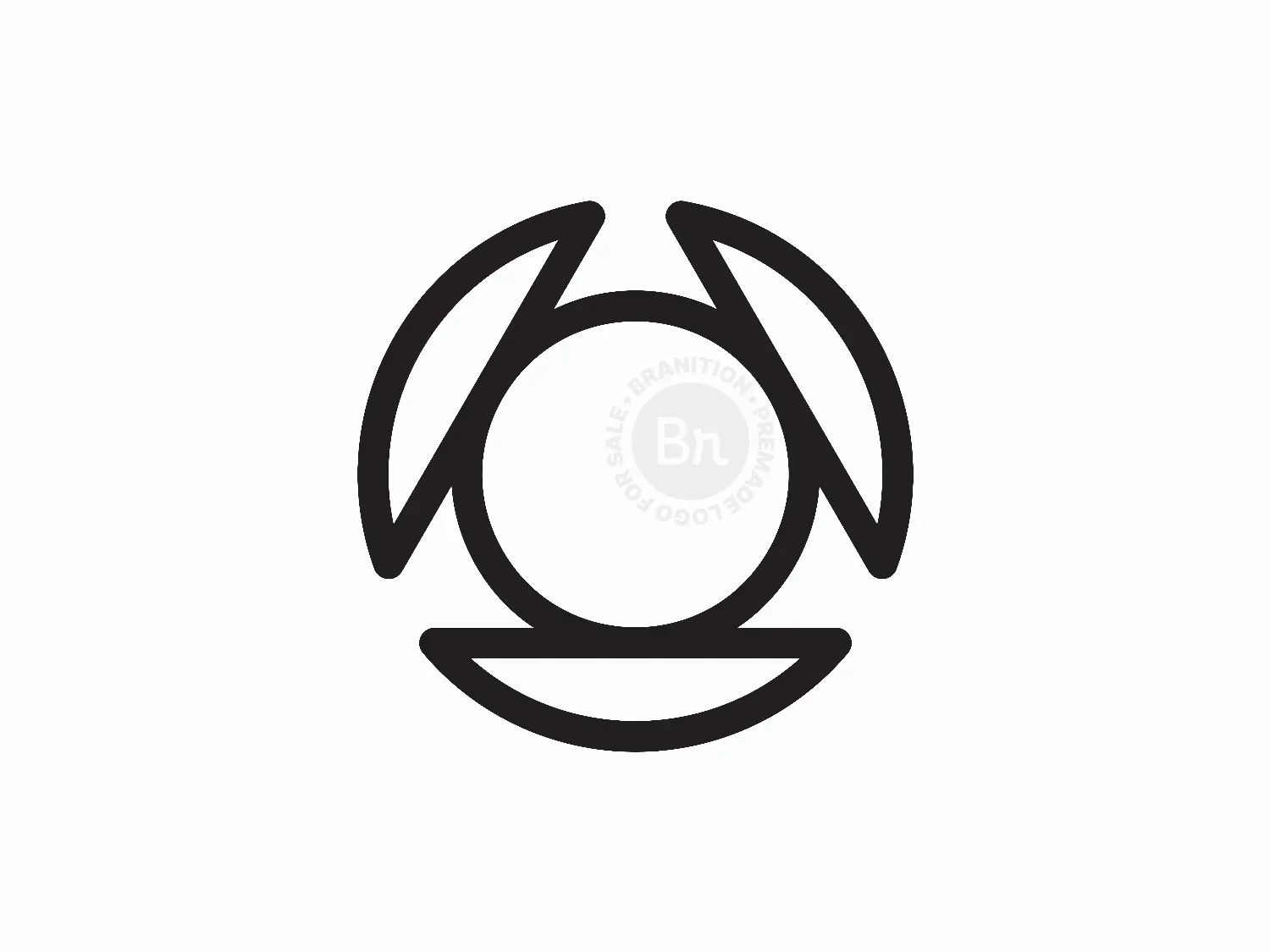 Abstract Futuristic Symbol Mark