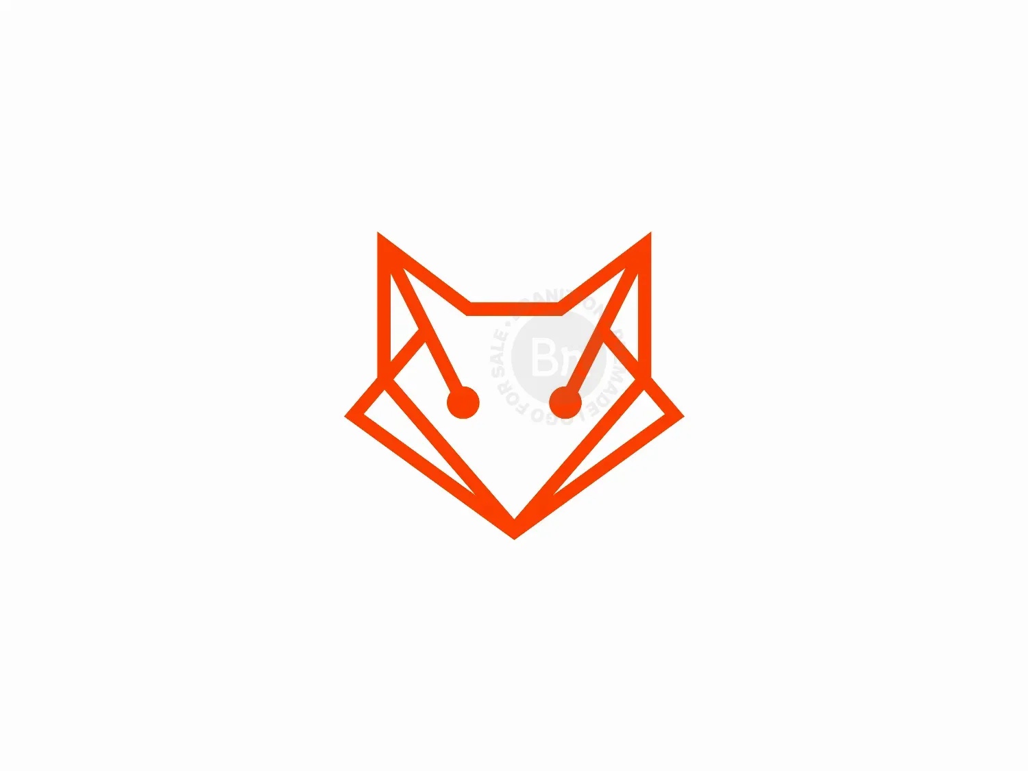 abstract fox logo logo 32