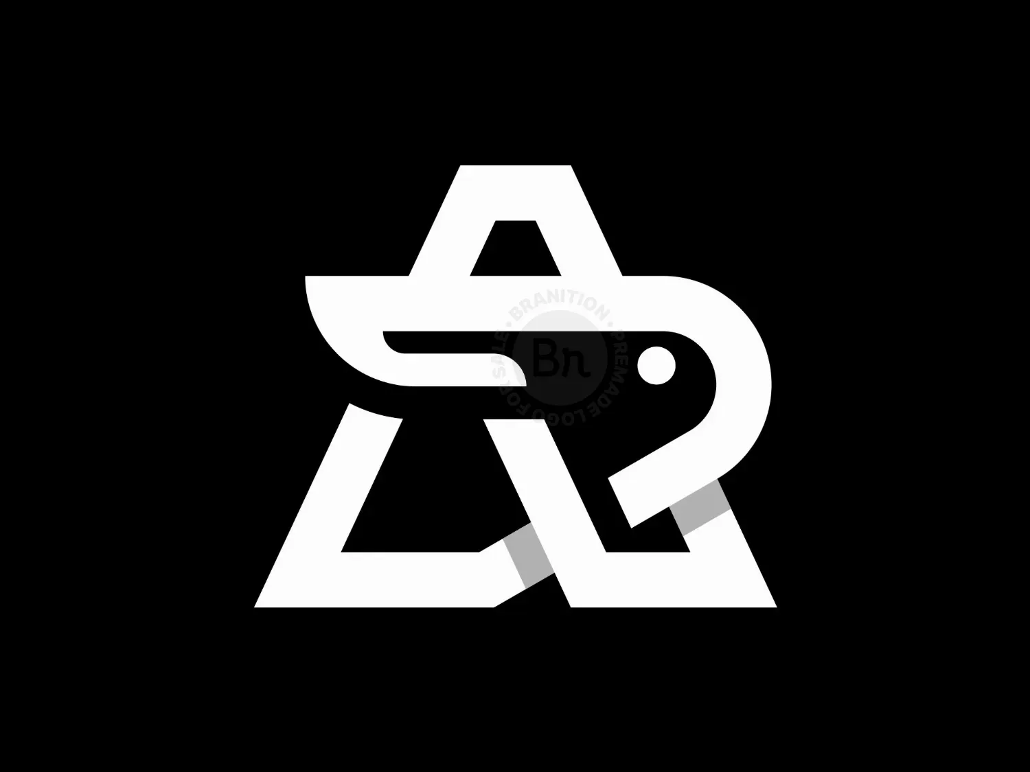 Initial A Rabbit Logo