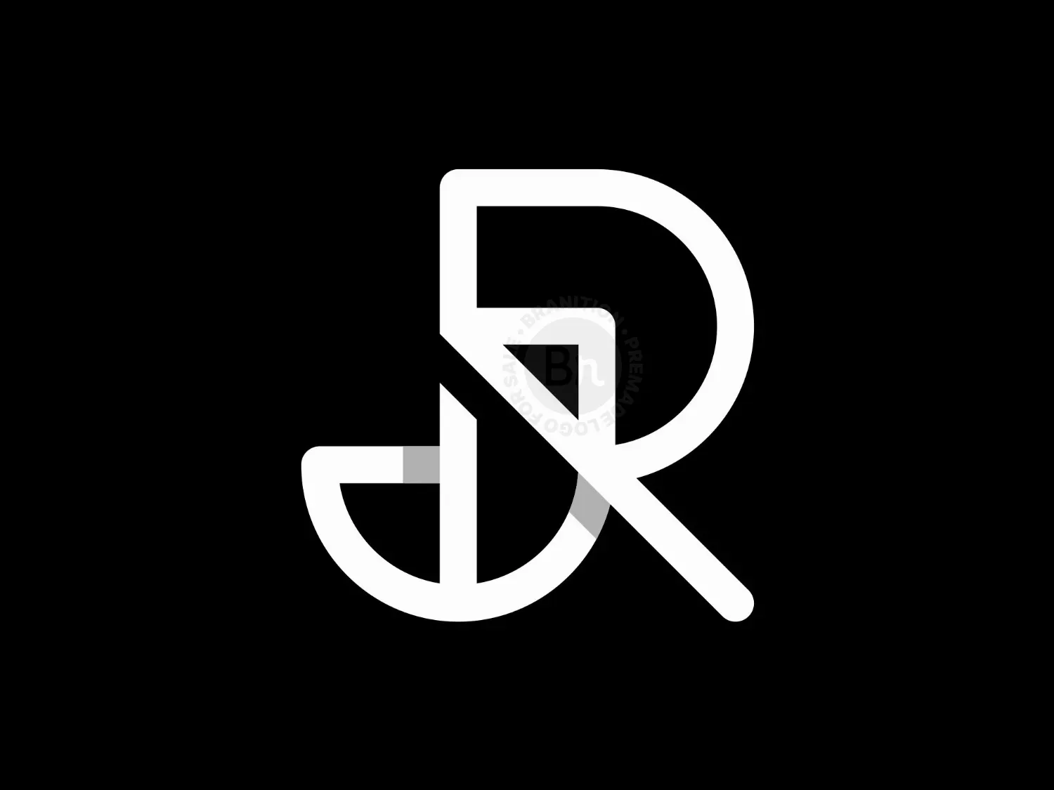 monogram letter r logo 52