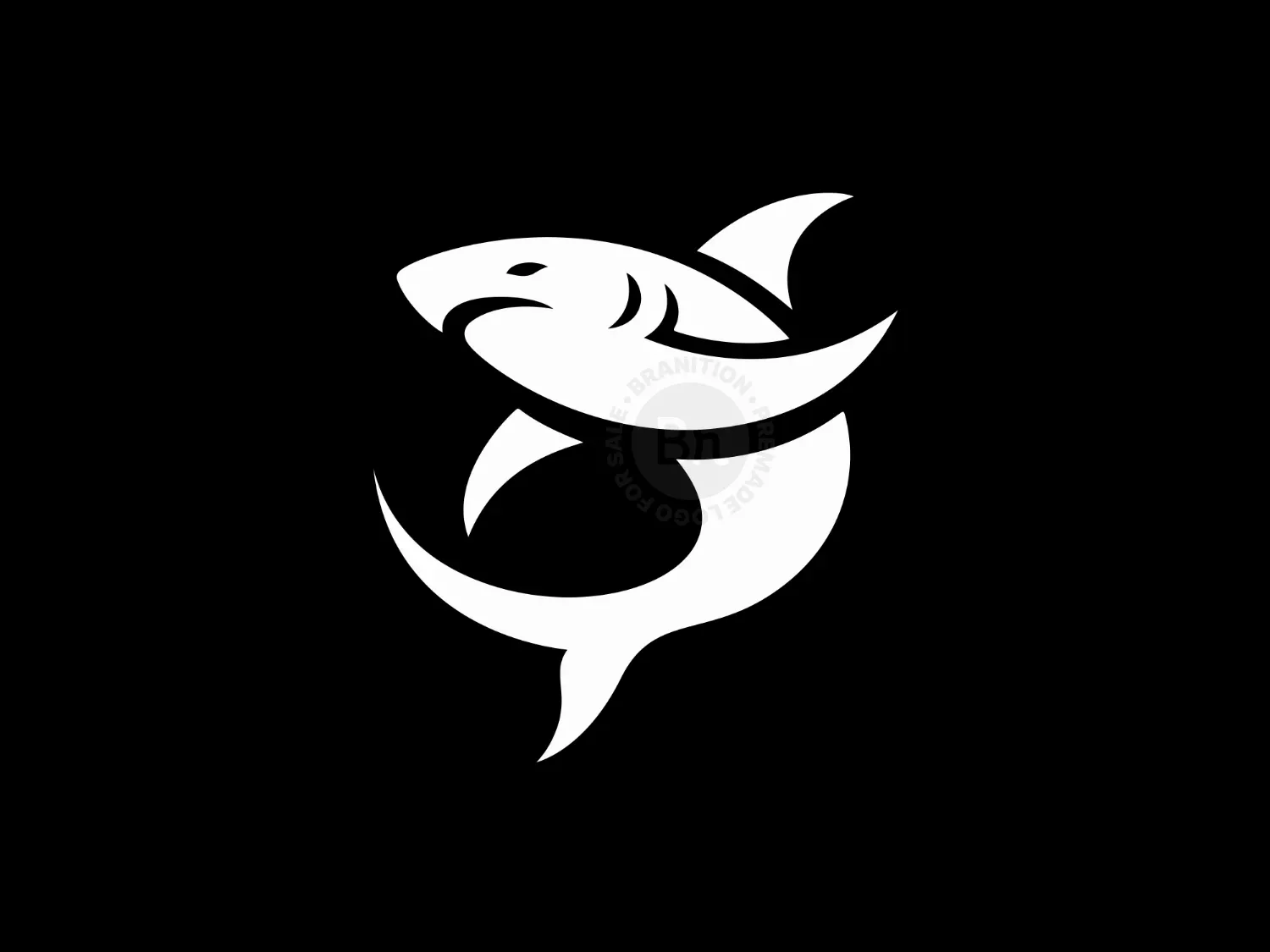 Elegant And Modern Shark Logo