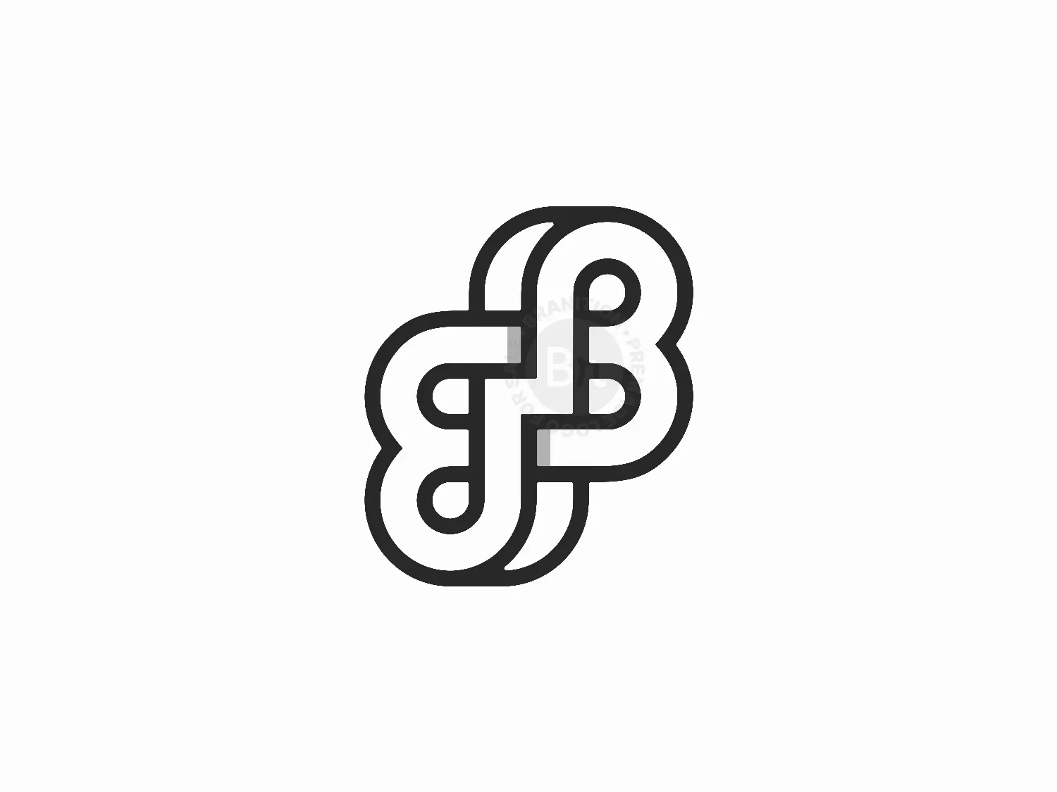 Letter BNB BBN Ambigram Logo