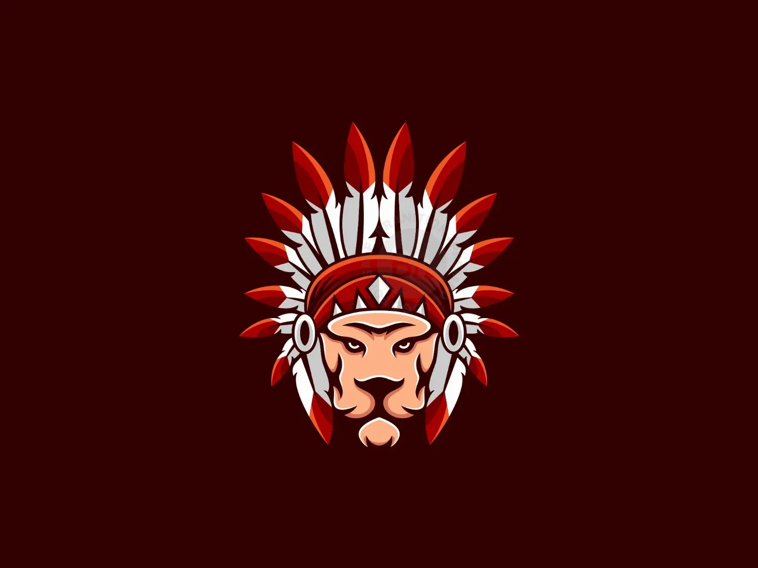 warrior lion logo 0