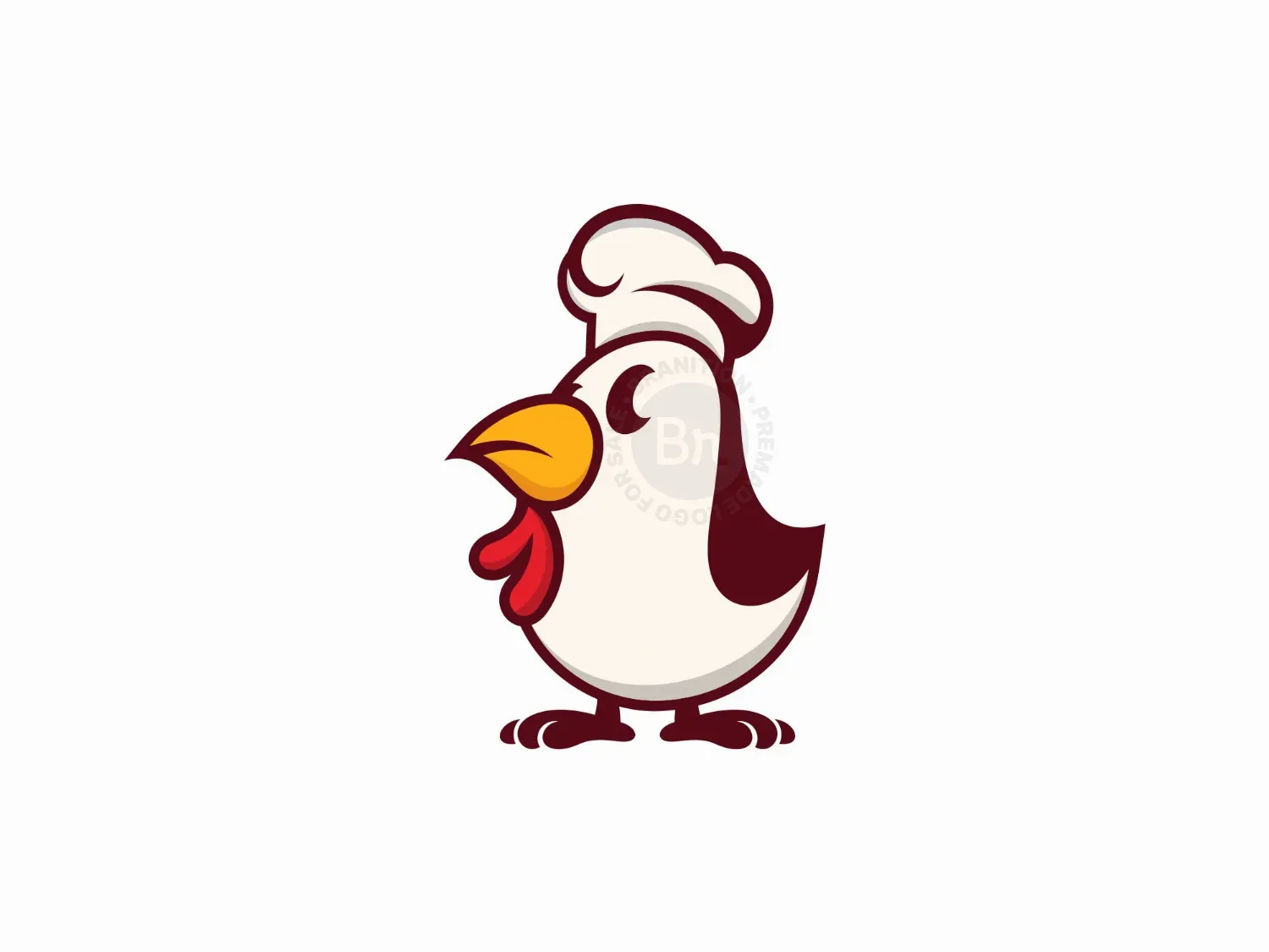 Chicken Chef Mascot Logo