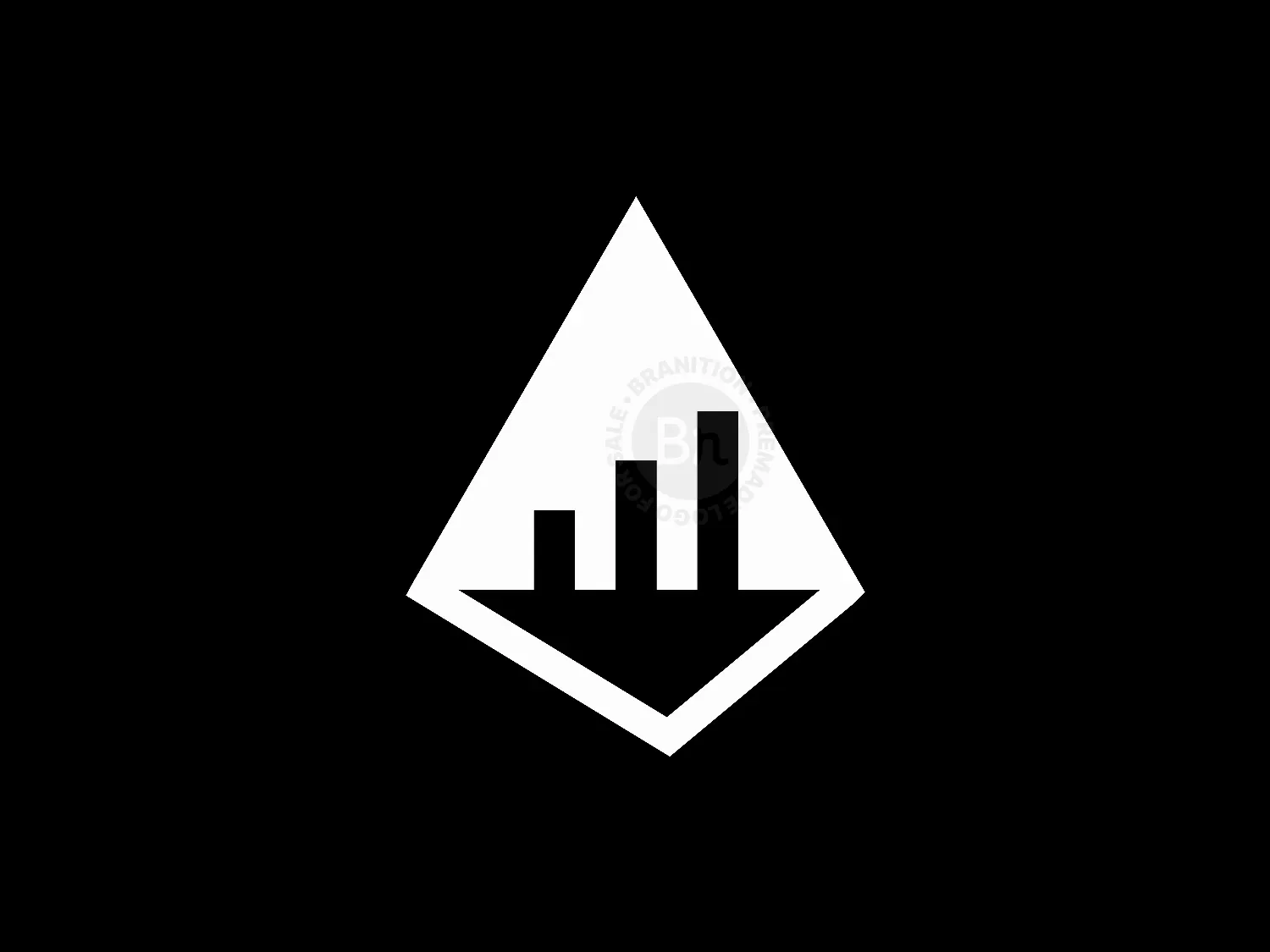 Iceberg, Pyramid, And Ship Logo Concept