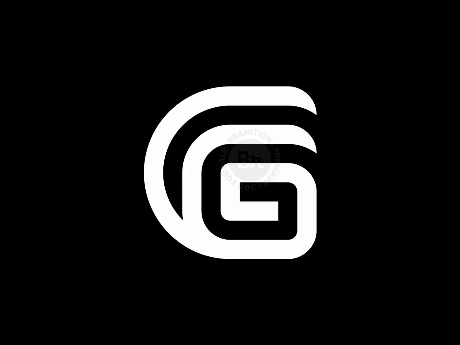 Letter G Multiline Logo