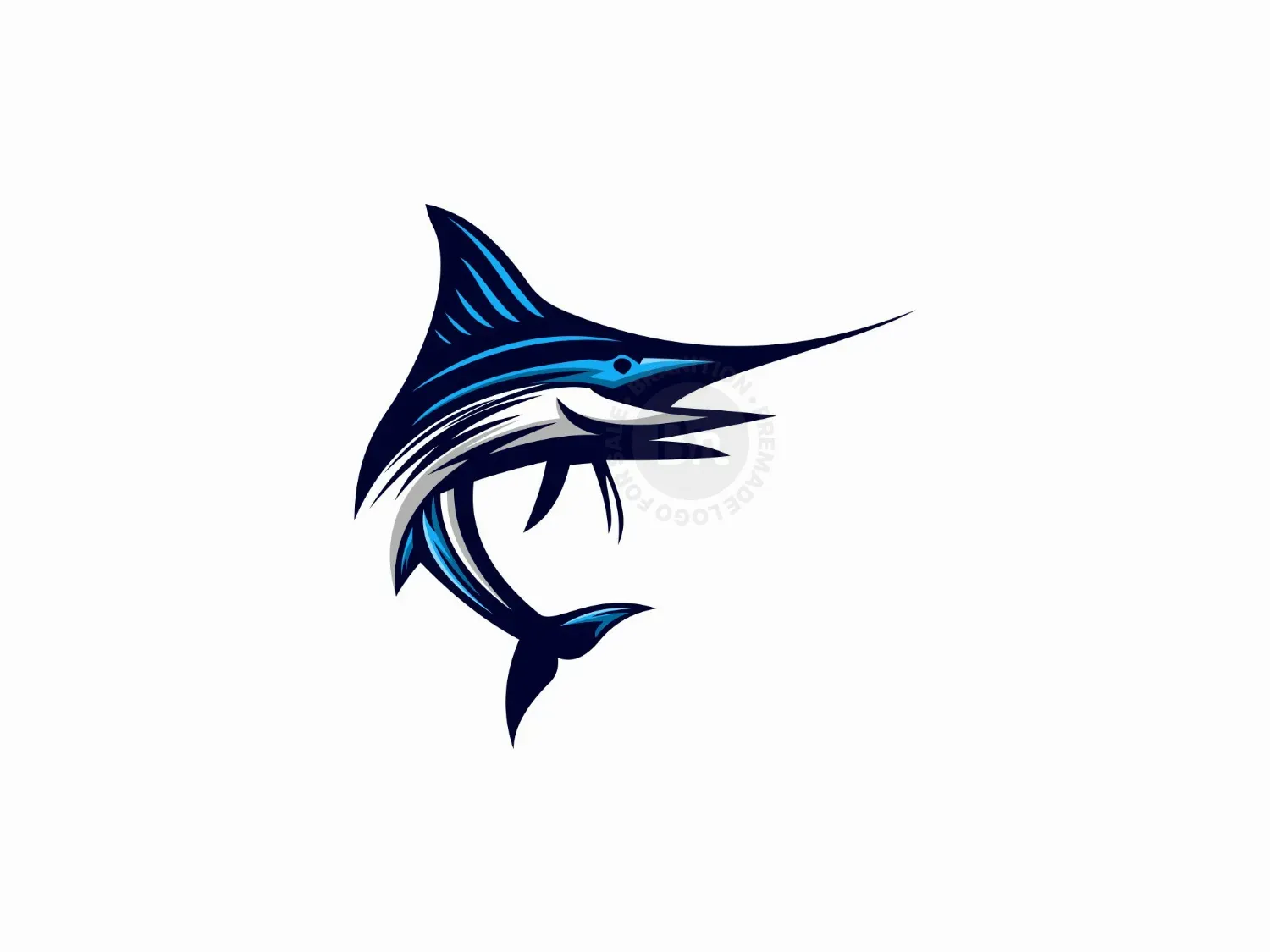 Marlin Fish Logo