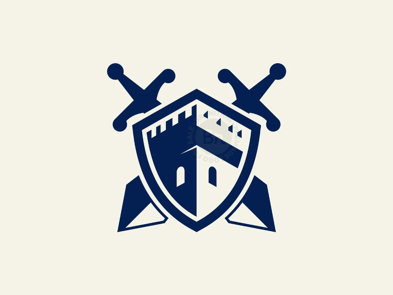 Sword Castle Shield Logo