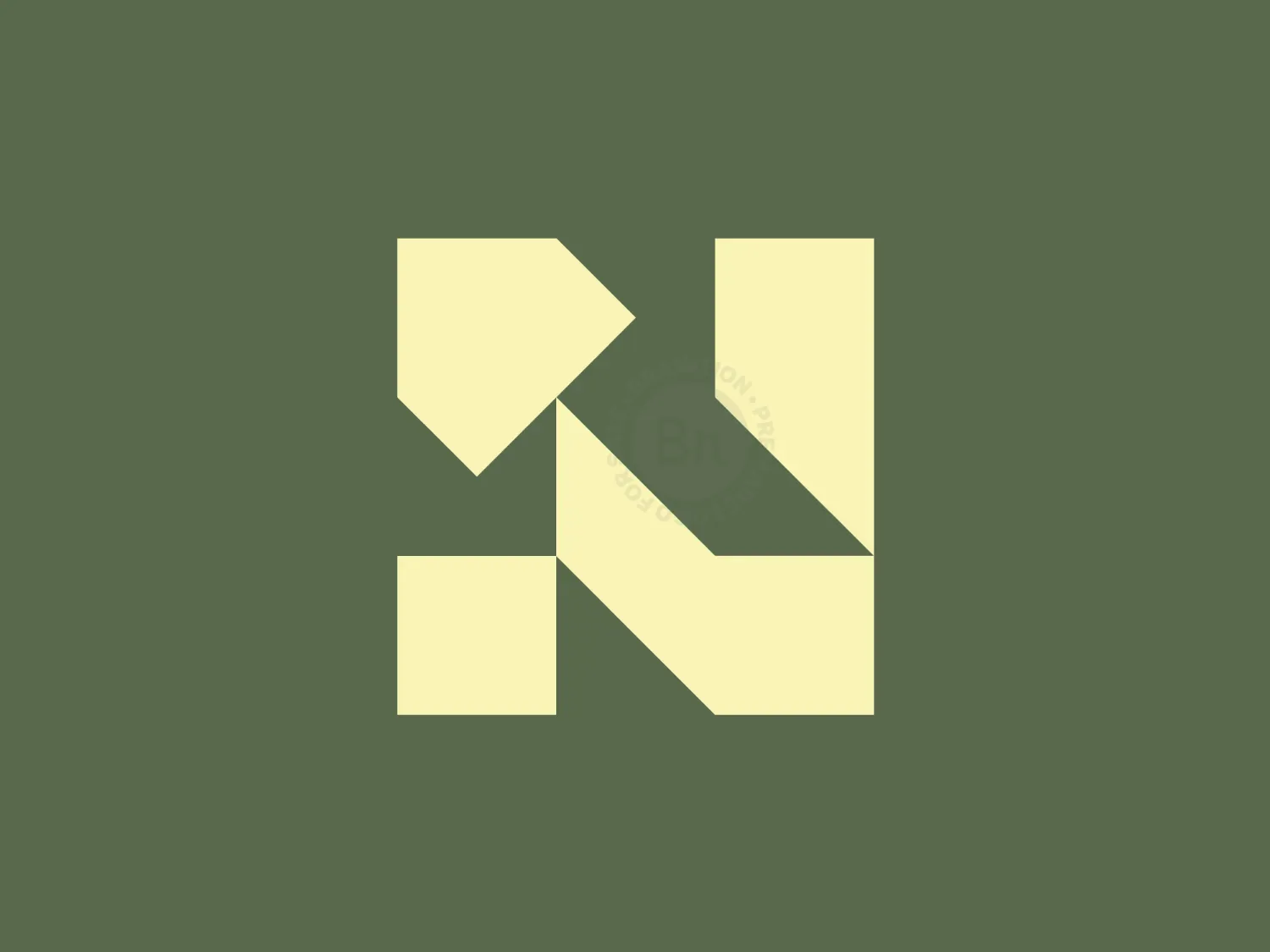 n letter logo 13