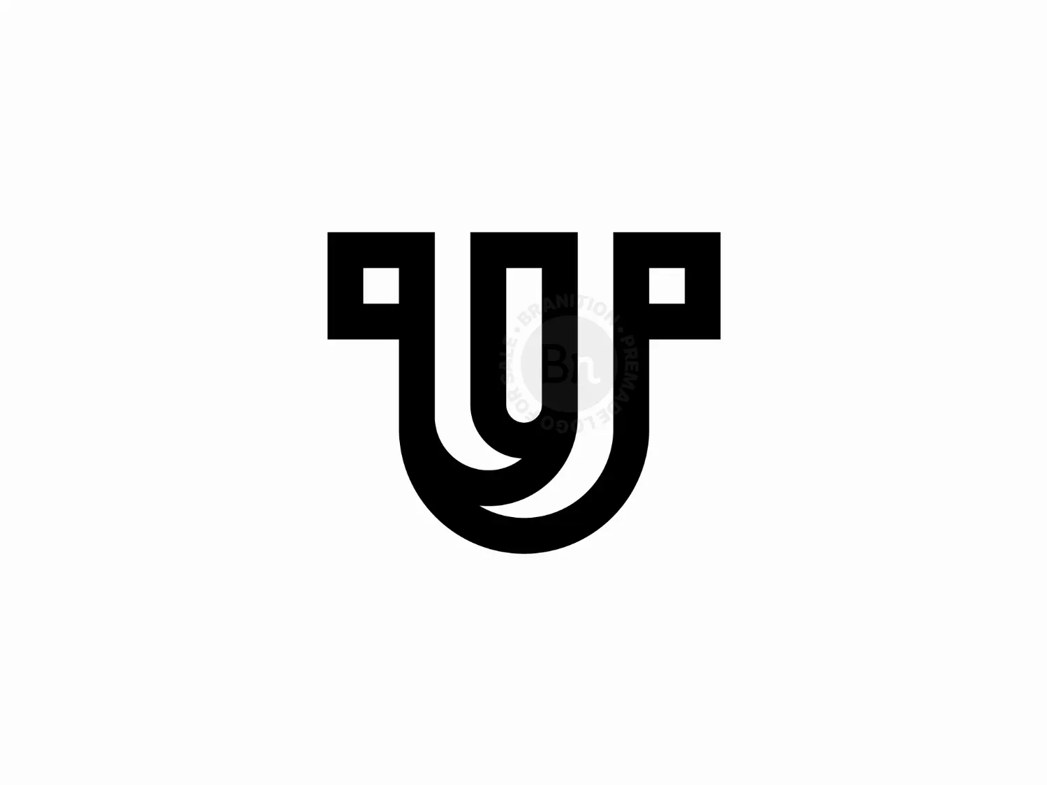 Letter UT TU Logo