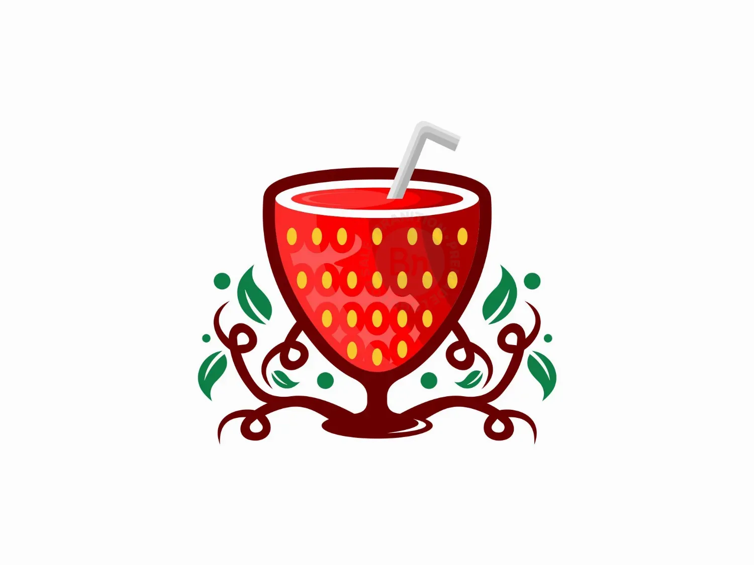 Strawberry Juice Logo