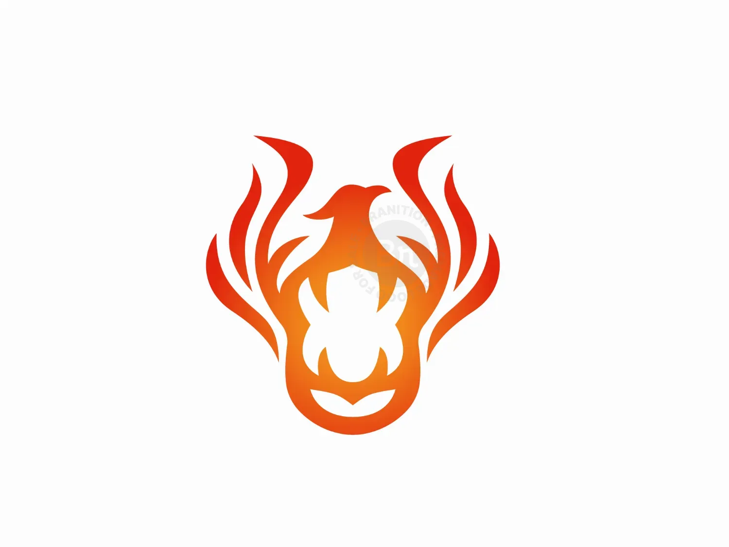 Lion Phoenix Logo