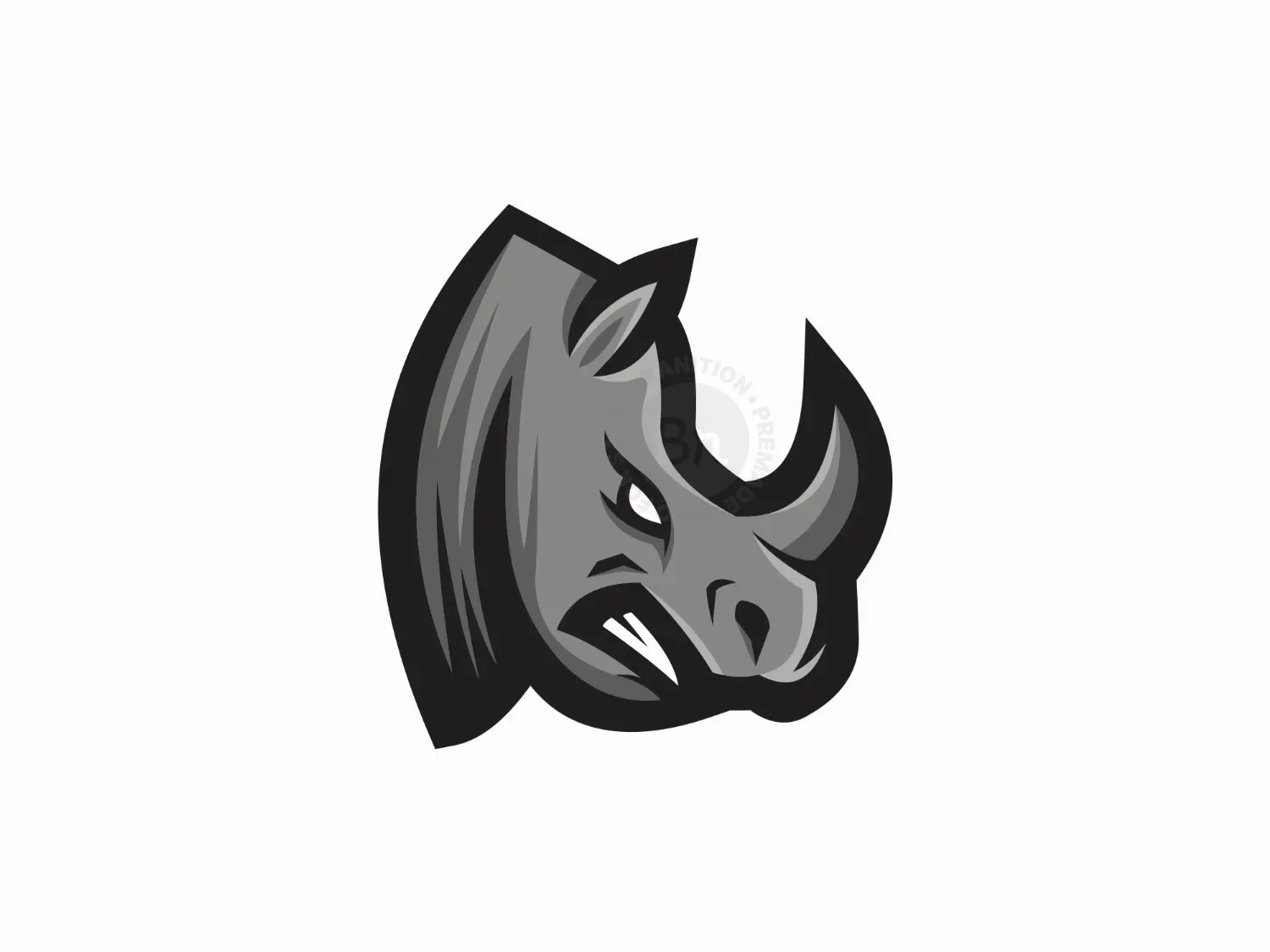 Rhino Head Logo