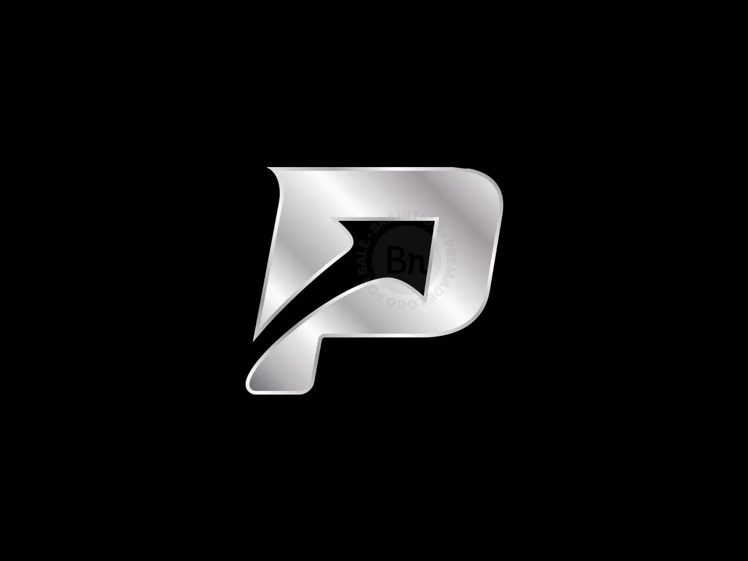 simple p logo logo 6