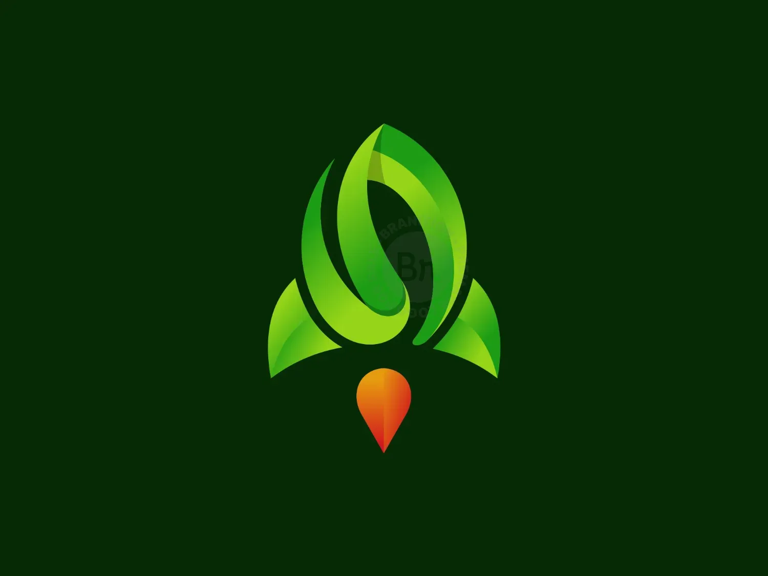 Rocket Leaf Logo