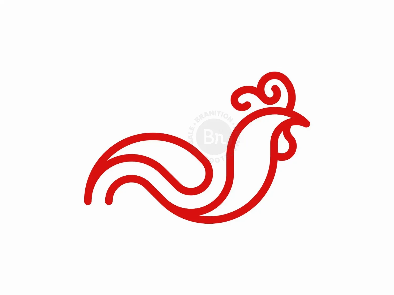 Rooster Monoline Logo