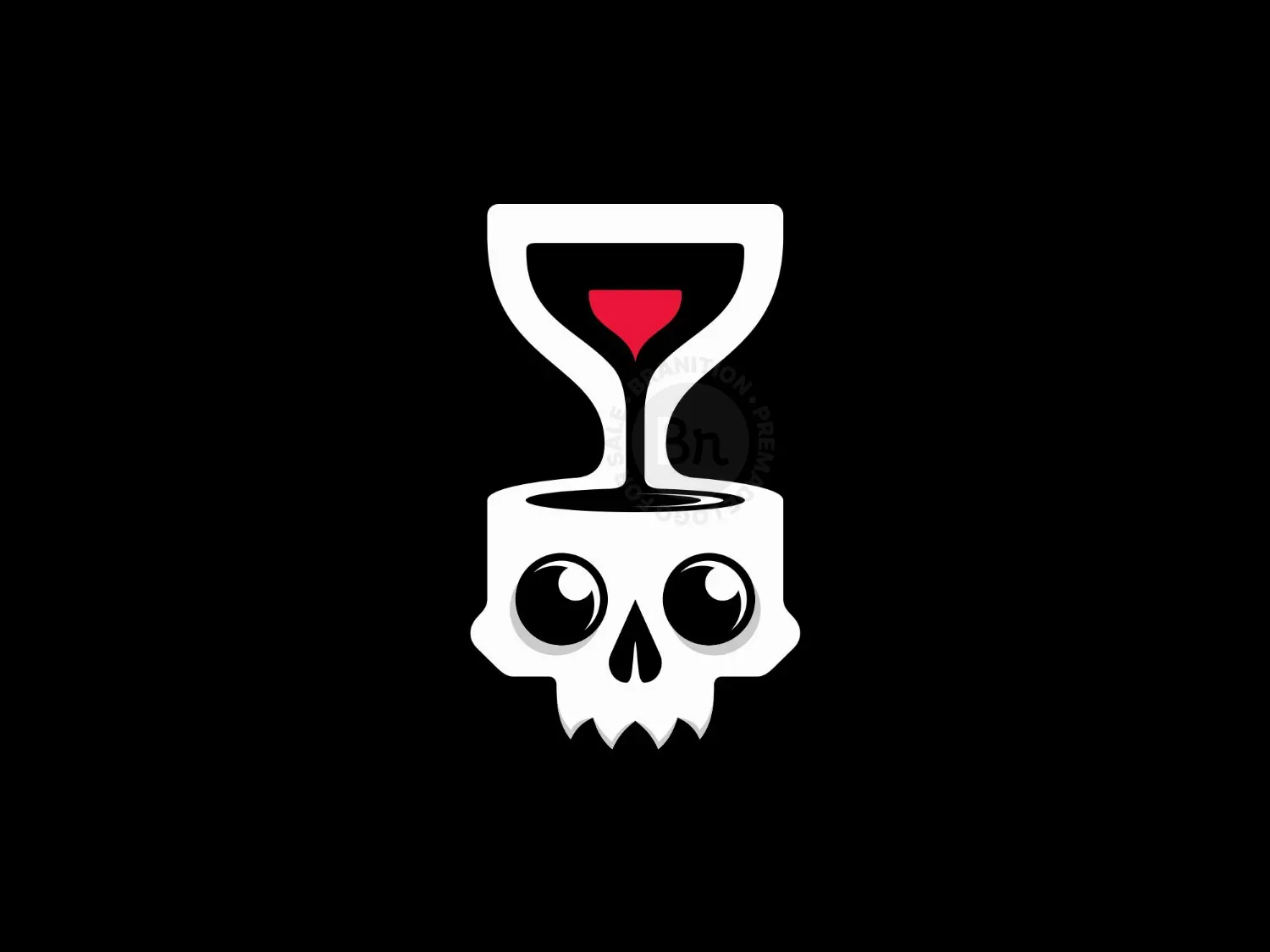 Wine Skull Logo