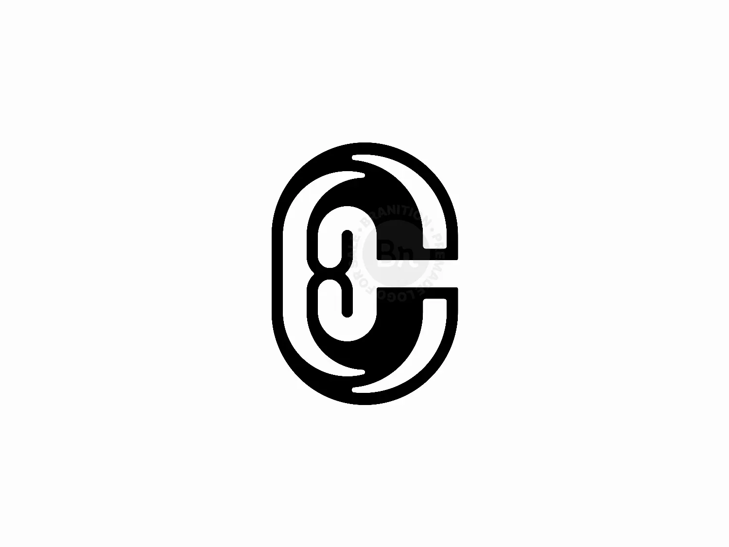 c letter initial logo 0