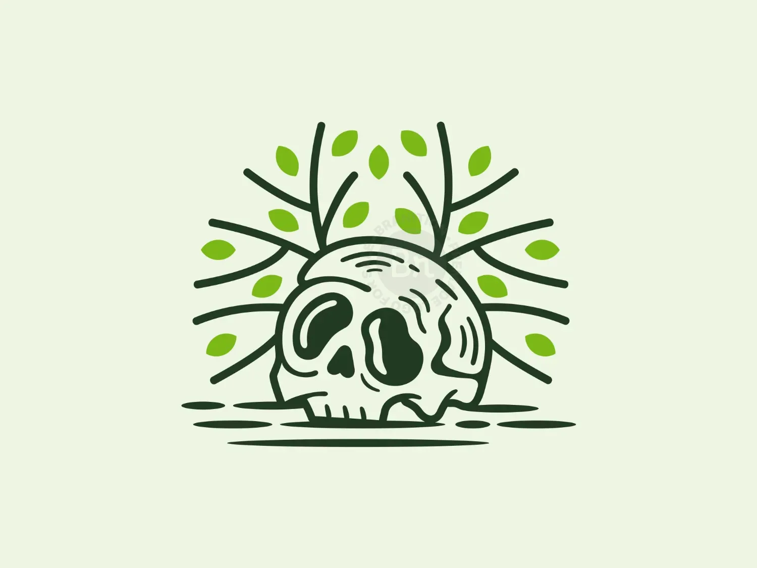 Skull Tree Logo