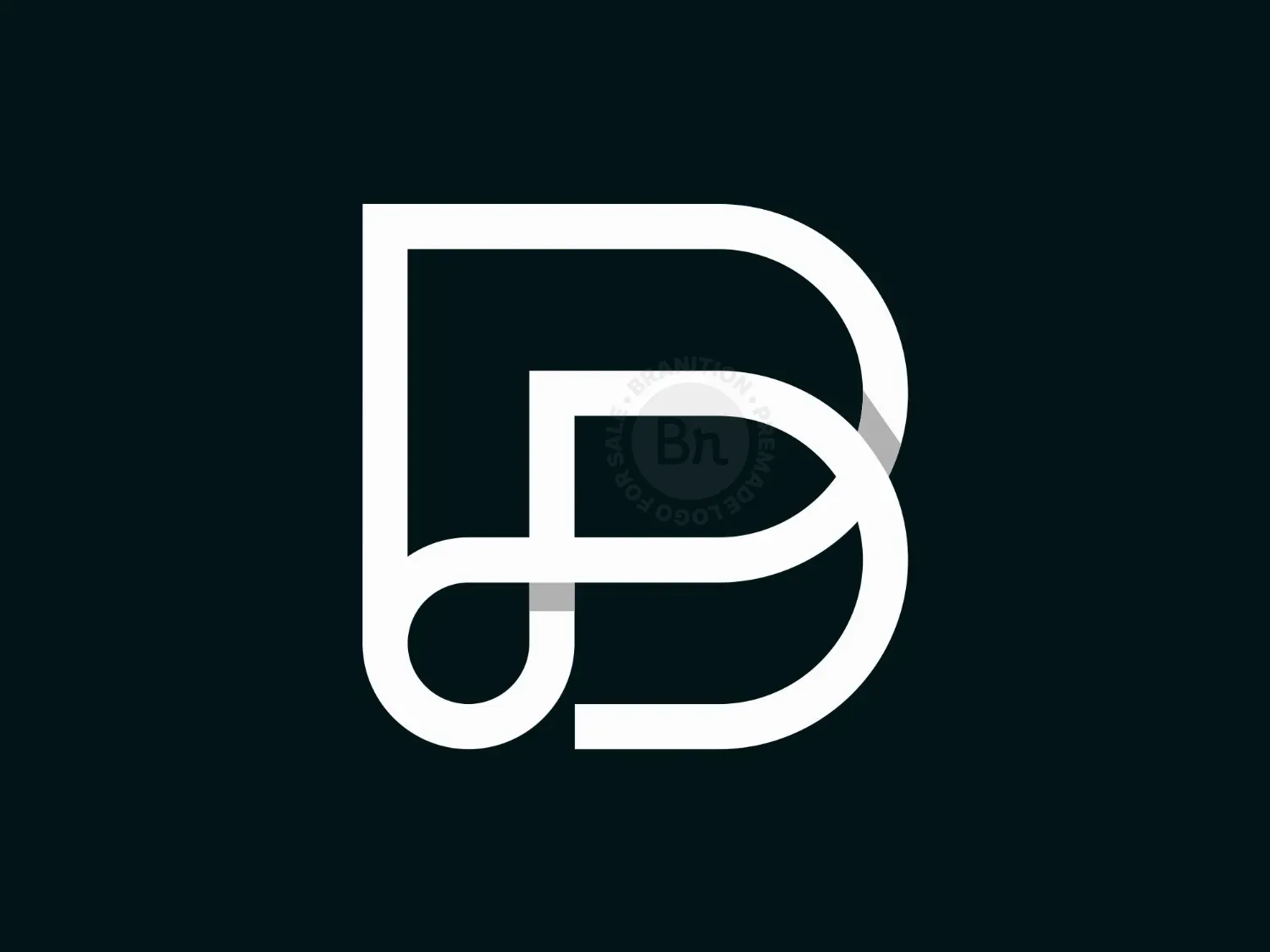 Letter PB Or PD Monogram Logo