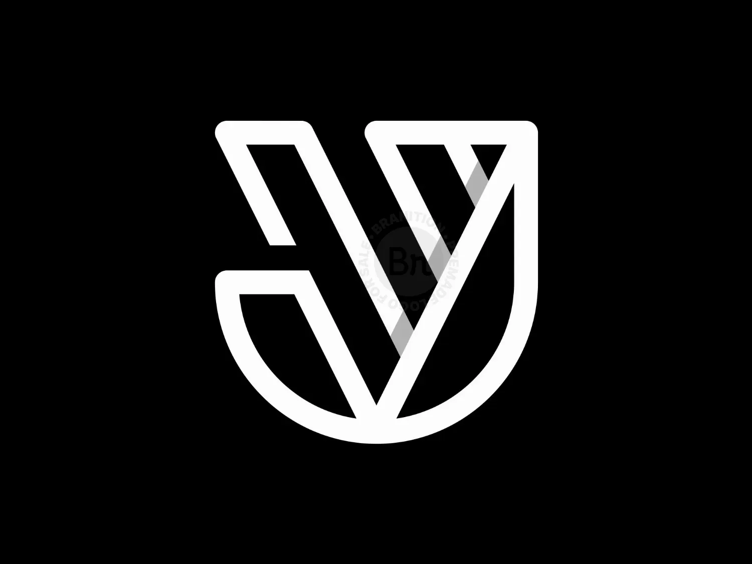 v monogram logo 24