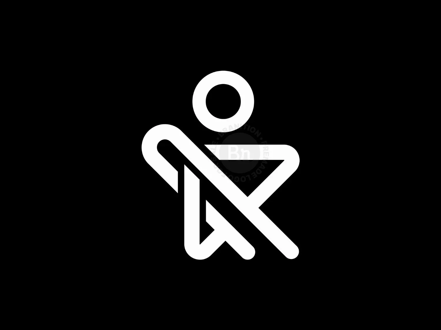 abstract person logo 16