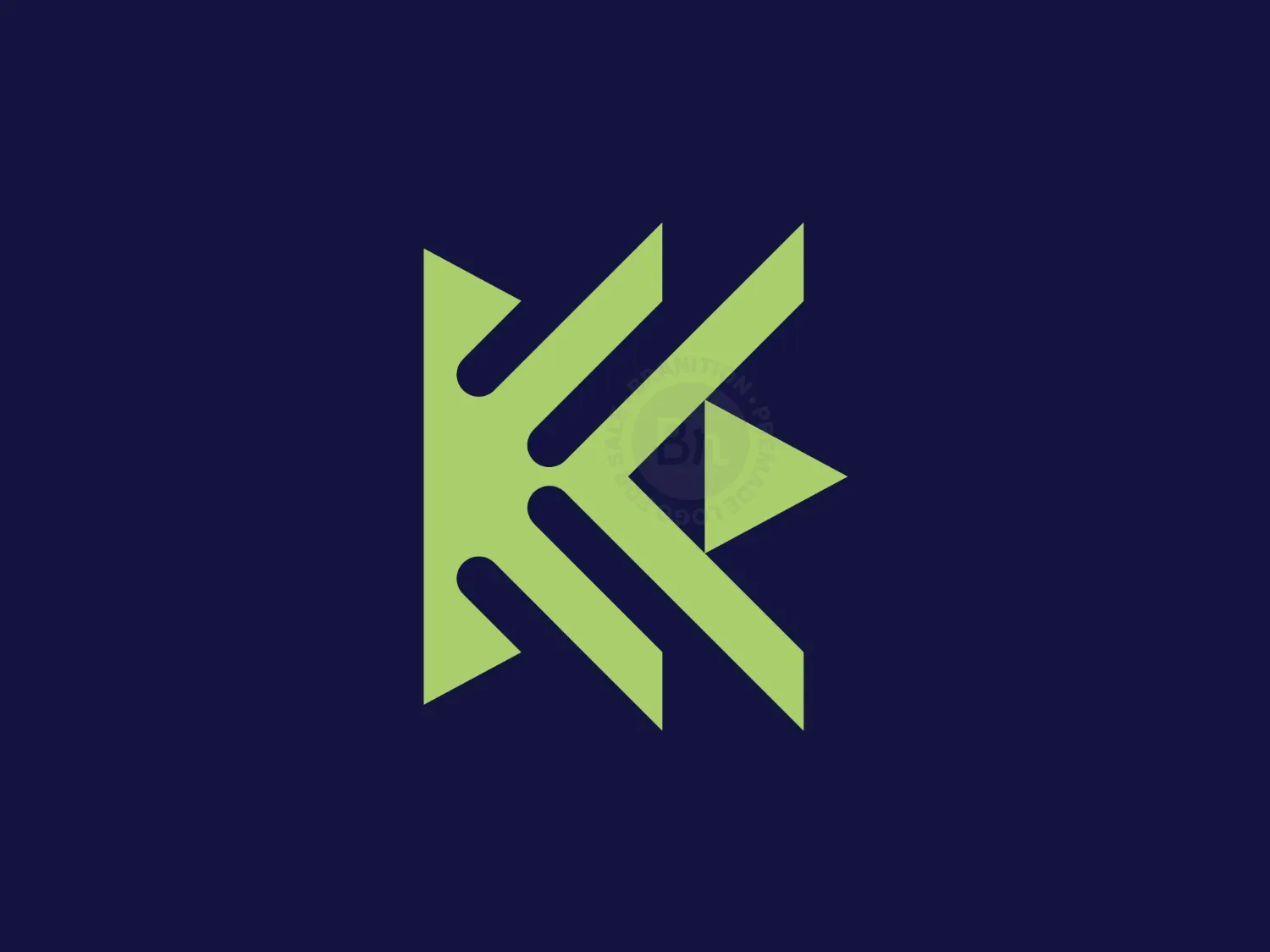 Letter K Arrow Logo