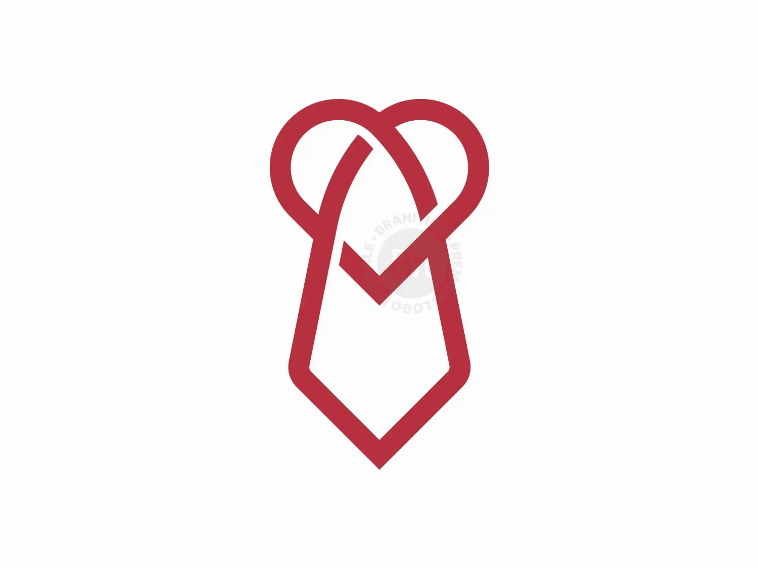 Minimalist Tie Care Logo