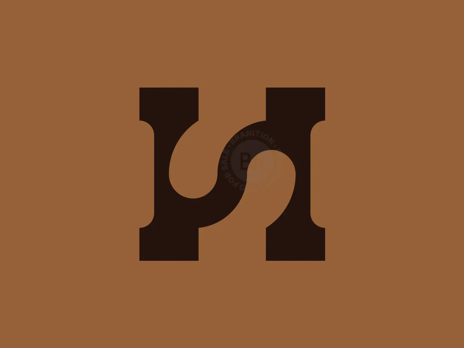 Letter H Coffee Logo