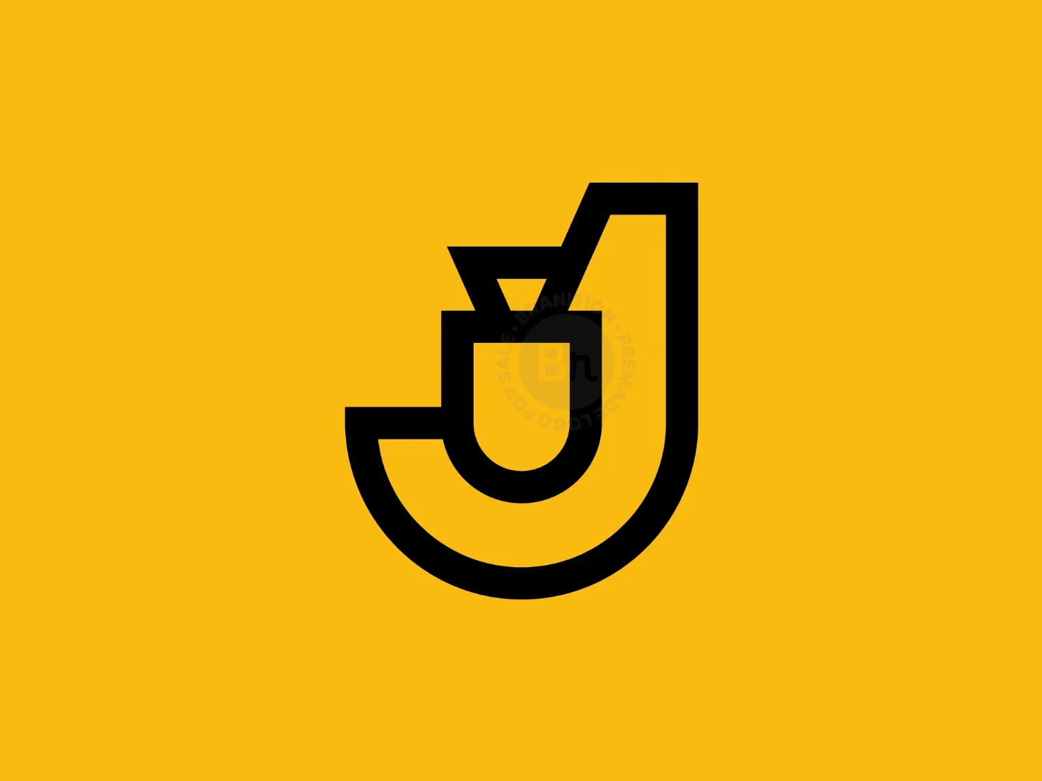 Letter J Camera Logo