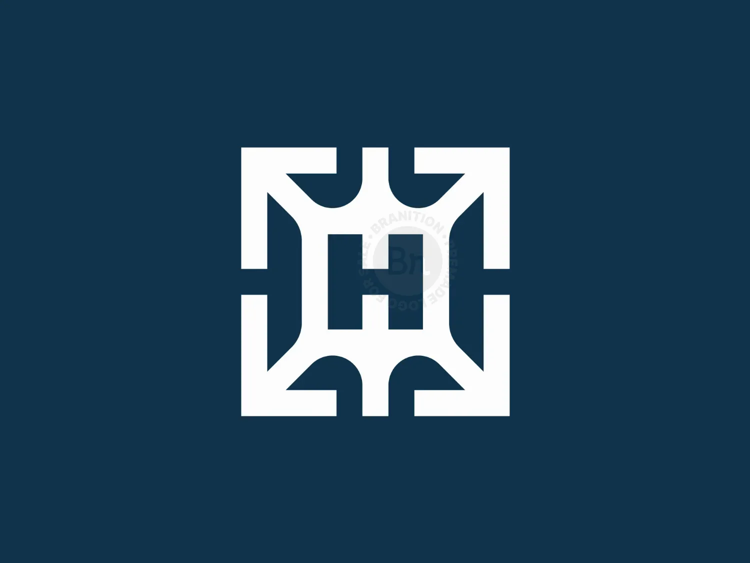 h letter logo 55