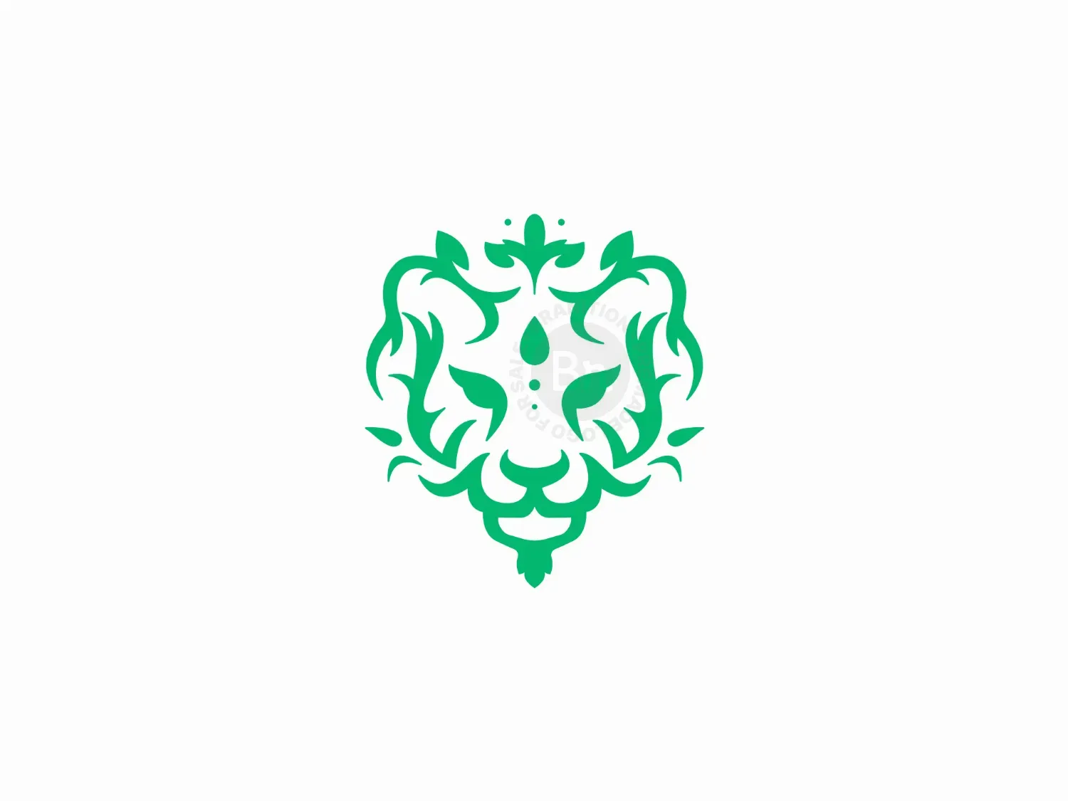 LUXURY NATURE LION LOGO